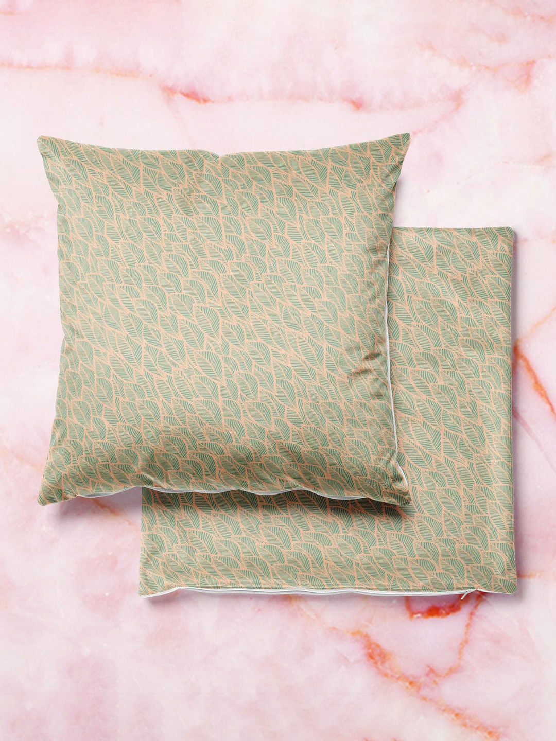 

ArtzFolio Multicoloured Set of 2 Square Cushion Covers, Multi