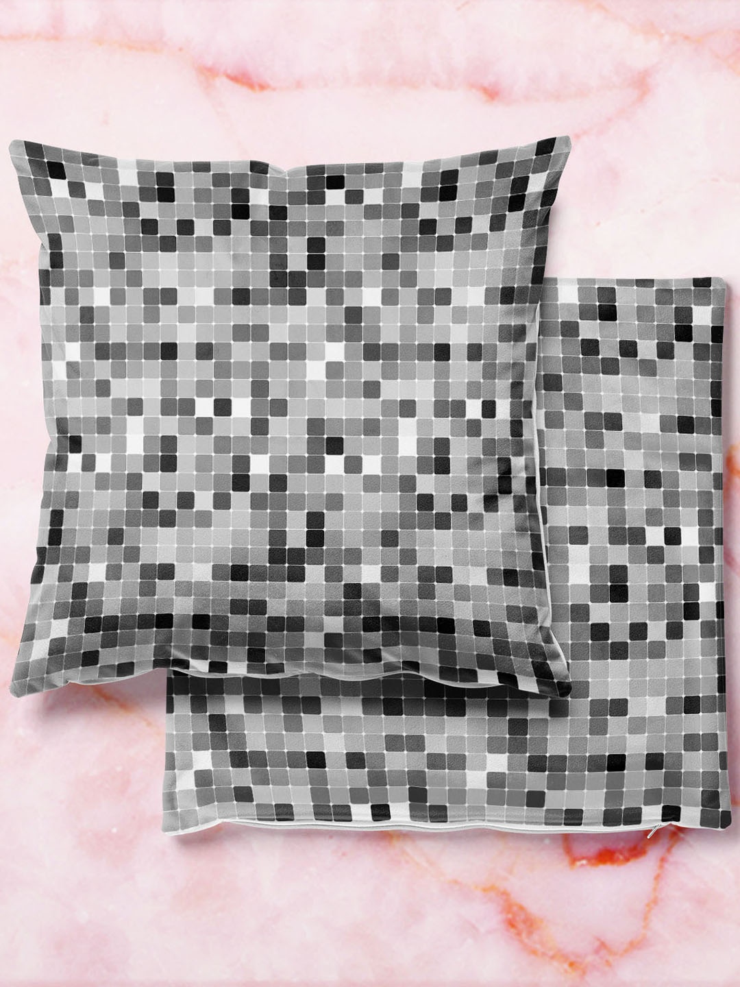 

ArtzFolio Multicoloured Set of 2 Square Cushion Covers, Multi