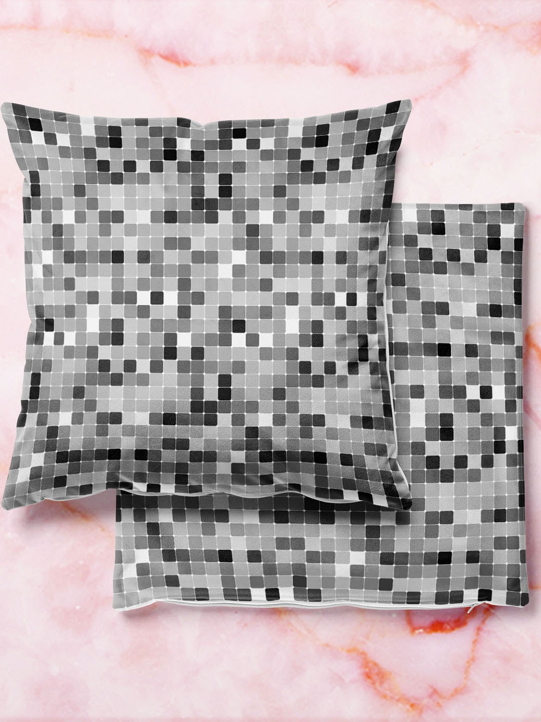 

ArtzFolio Multicoloured Set of 2 Square Cushion Covers, Multi