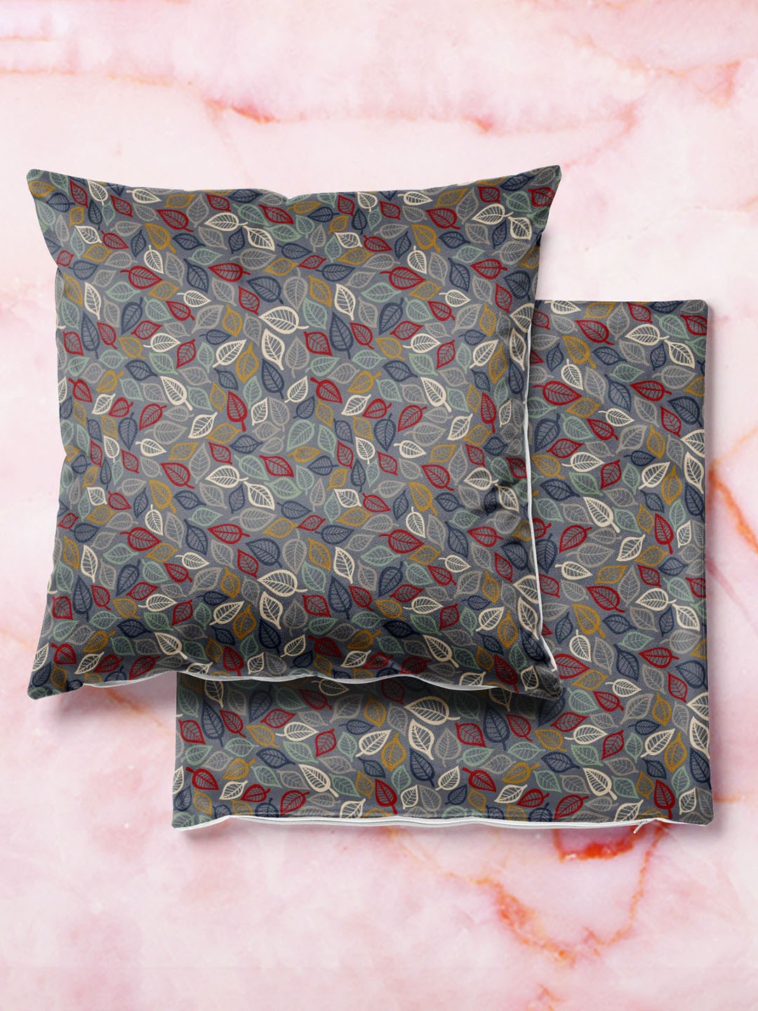 

ArtzFolio Multicoloured Set of 2 Square Cushion Covers, Multi