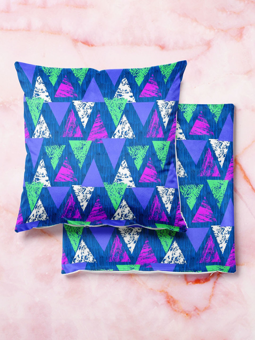 

ArtzFolio Multicoloured Set of 2 Square Cushion Covers, Multi