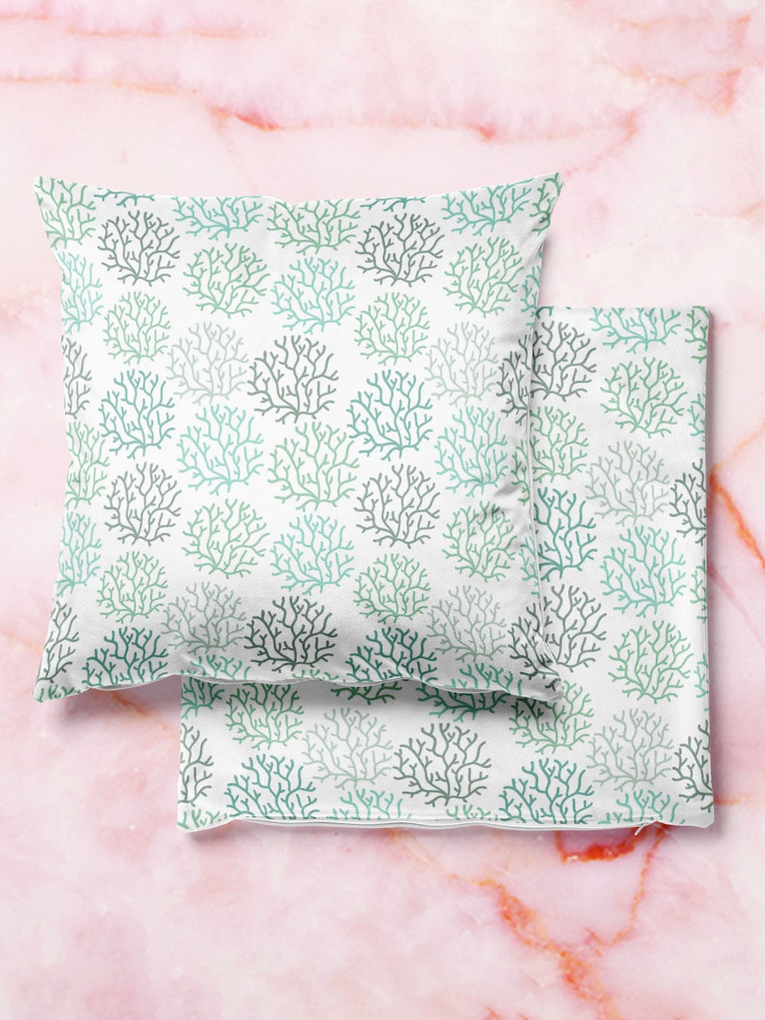 

ArtzFolio Multicoloured Set of 2 Velvet Square Cushion Covers, Multi