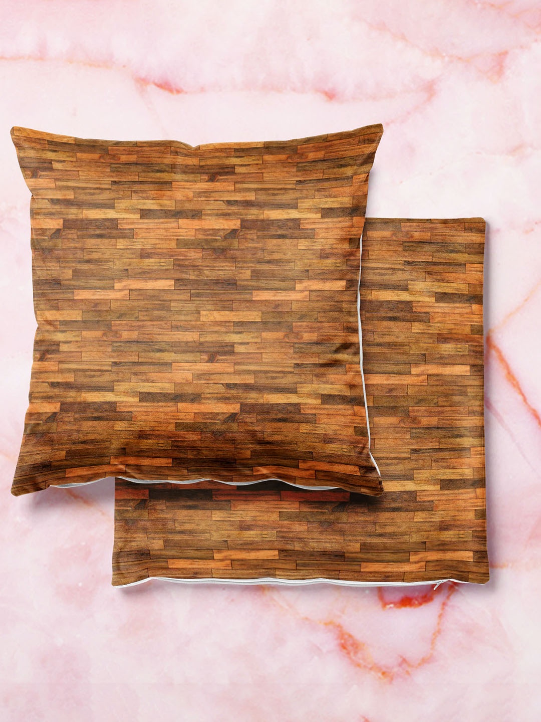 

ArtzFolio Multicoloured Set of 2 Velvet Square Cushion Covers, Multi