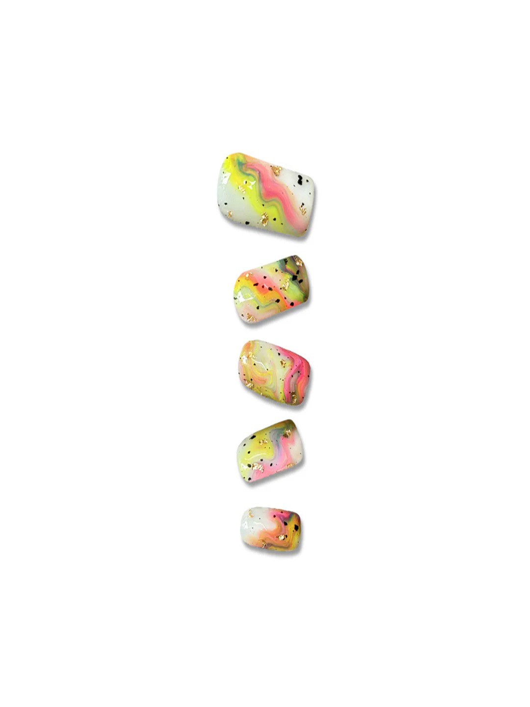 

SOEZI Set Of 24 Reusable Press On Nails - Pink