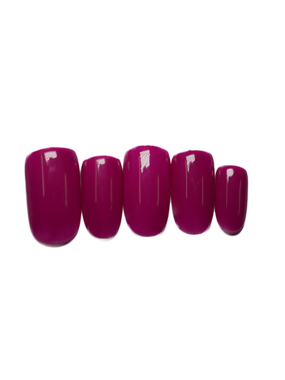 

SOEZI Set Of 5 Artificial Press On Nails - Berry Good, Purple