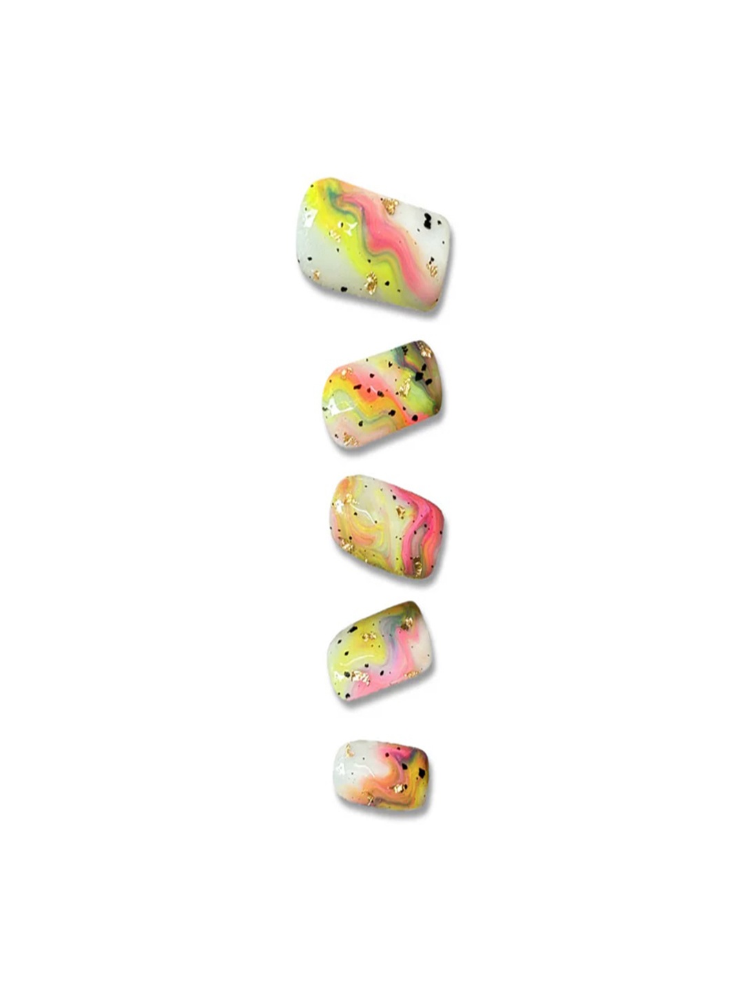 

SOEZI Set Of 24 Press On Artificial Nails - Sky Full Of Stars, Pink