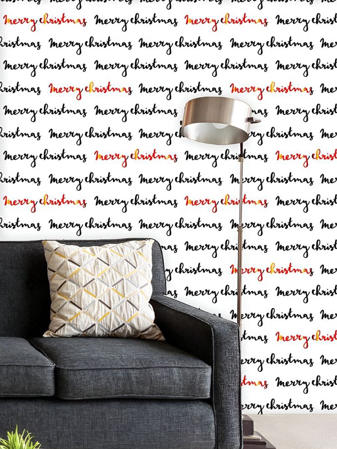 

ArtzFolio Printed UV-Resistant Anti-Bacterial Merry Christmas Peel & Stick Wallpaper, Multi