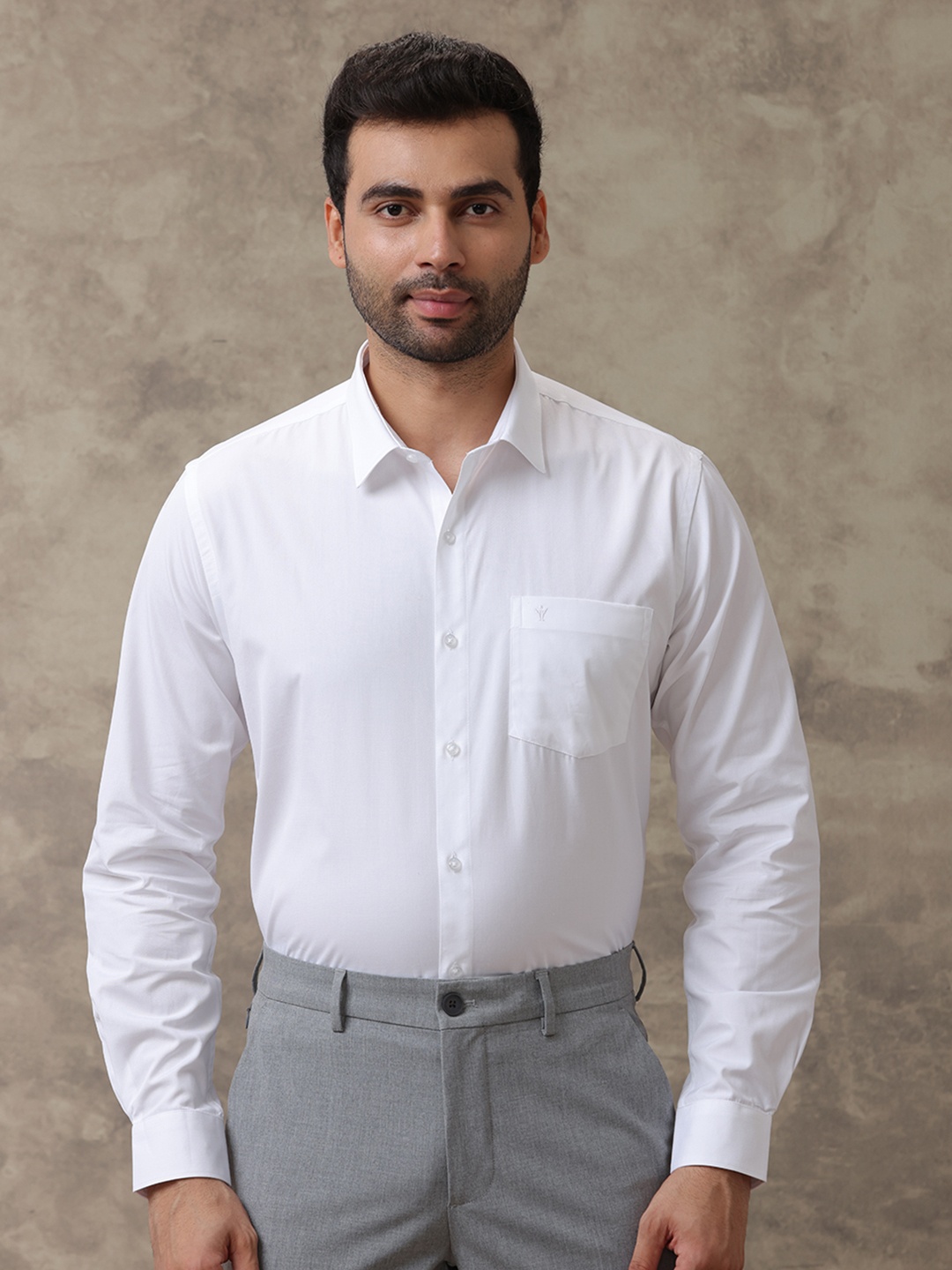 

Ramraj Men Opaque Formal Shirt, White