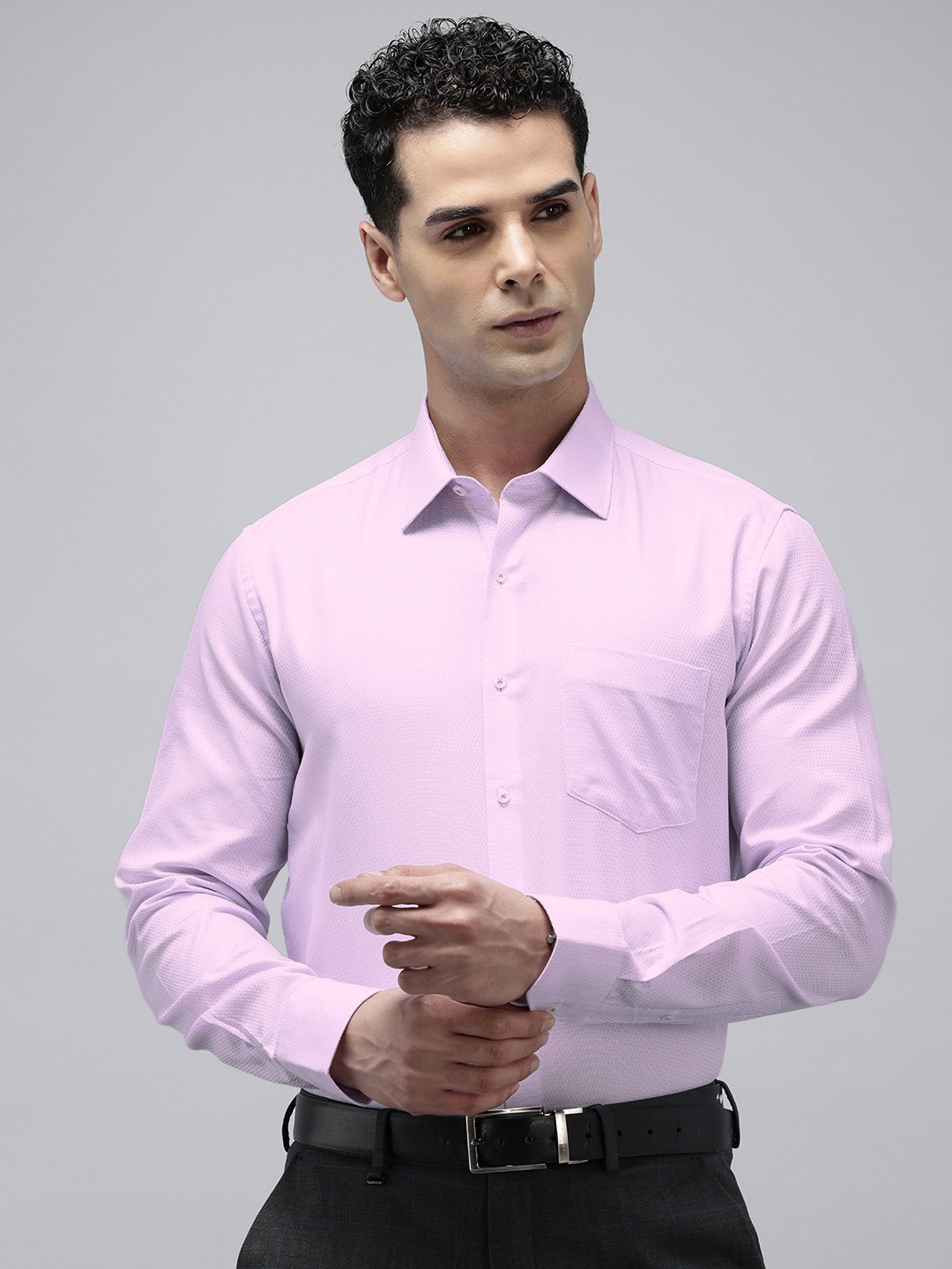 

Van Heusen Slim Fit Pure Cotton Formal Shirt, Pink