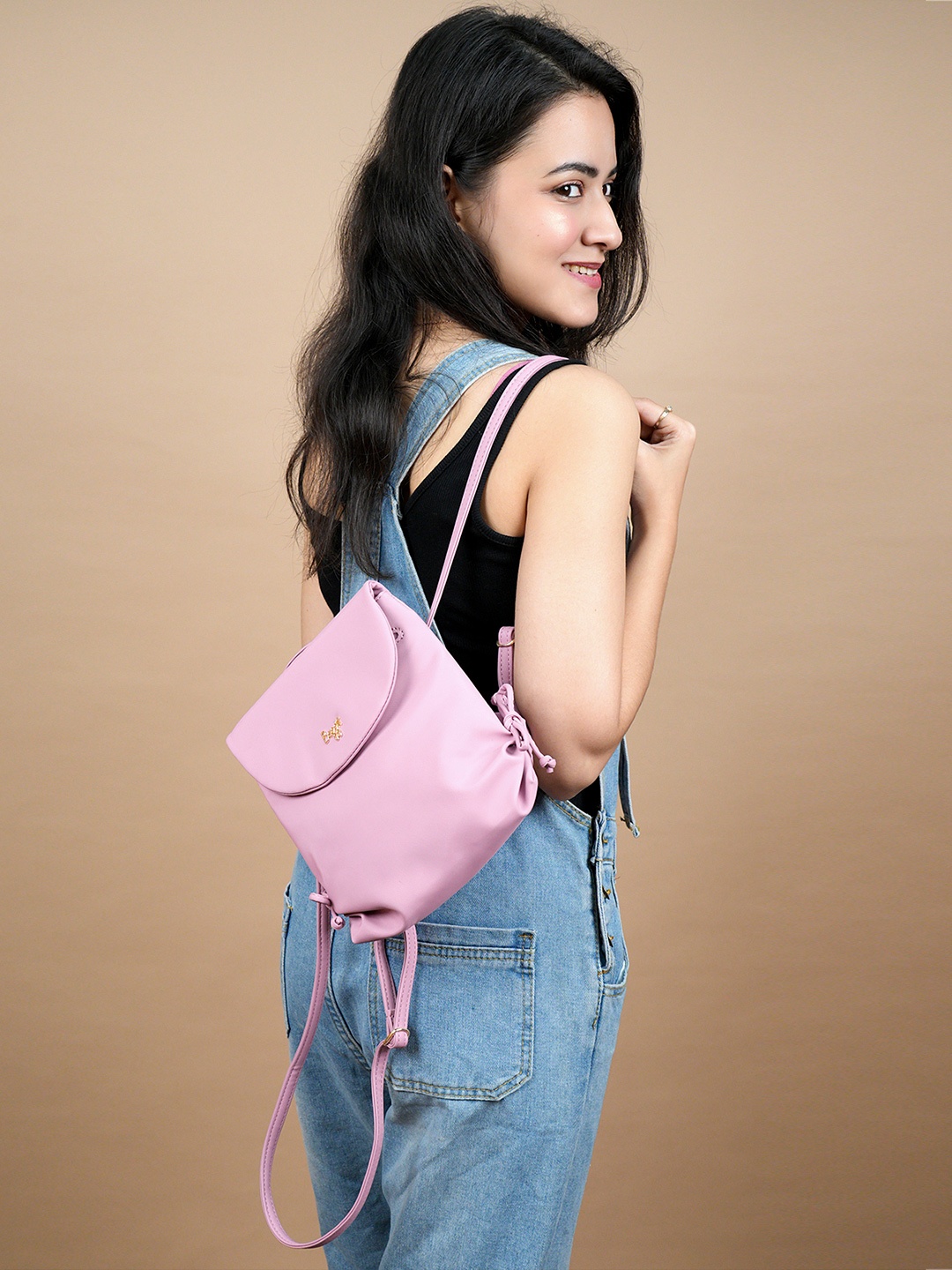 

Baggit Women Cosmetic Backpack, Pink