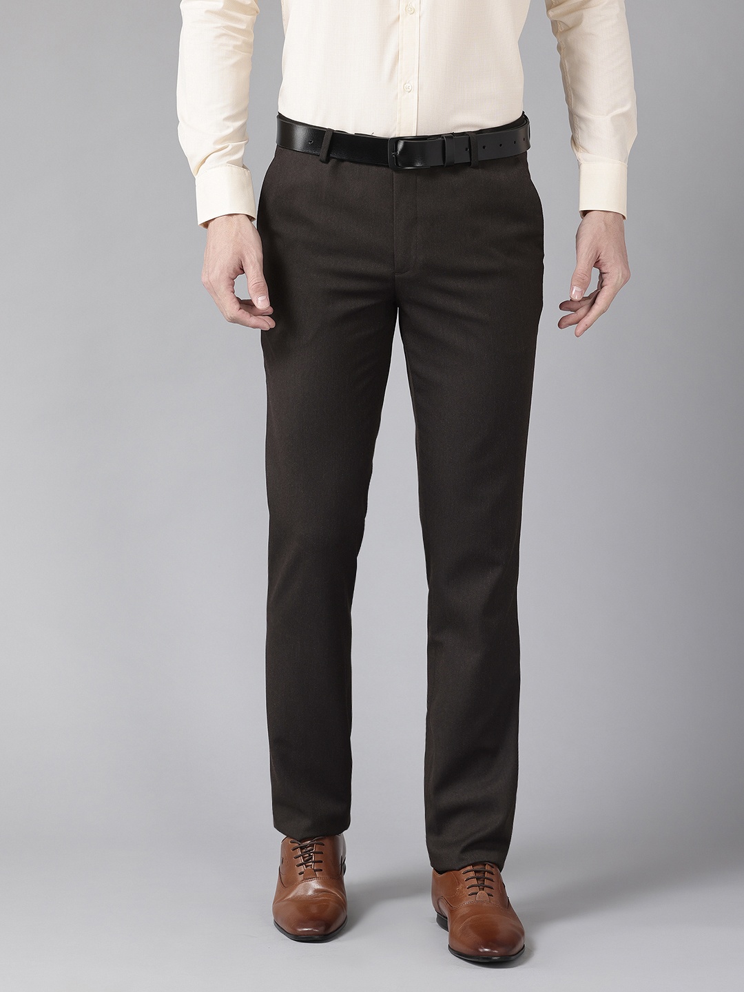

Arrow Men Tailored Fit Trousers, Brown