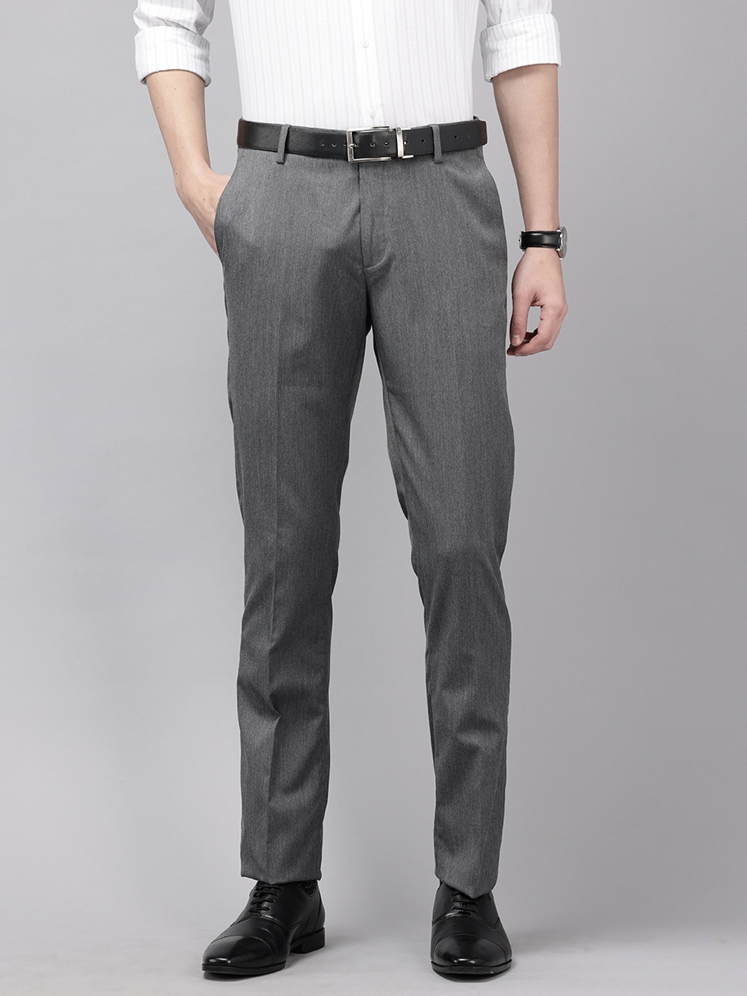 

Arrow Hudson Tapered Fit Formal Trousers, Grey