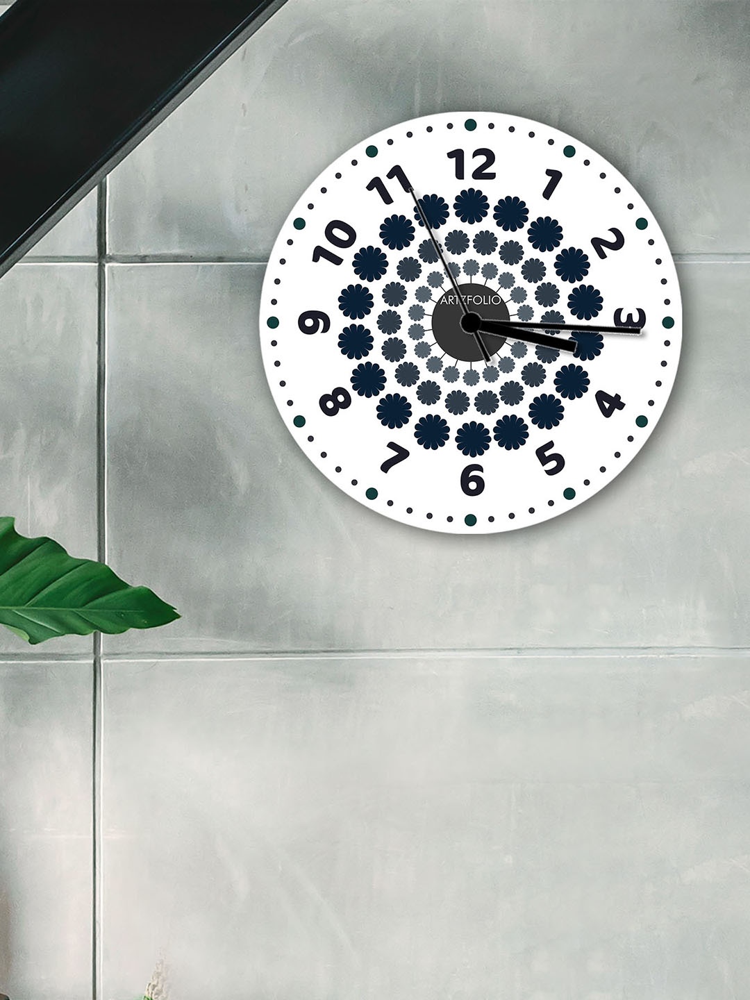 

ArtzFolio Multicoloured Printed Contemporary Wall Clock, Multi