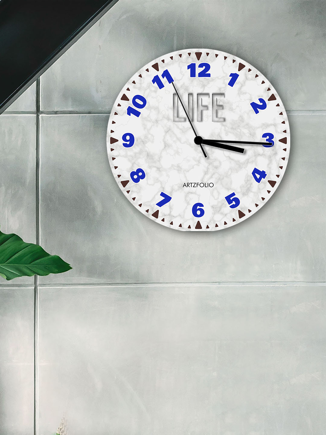 

ArtzFolio Multicoloured Printed Contemporary Wall Clock, Multi