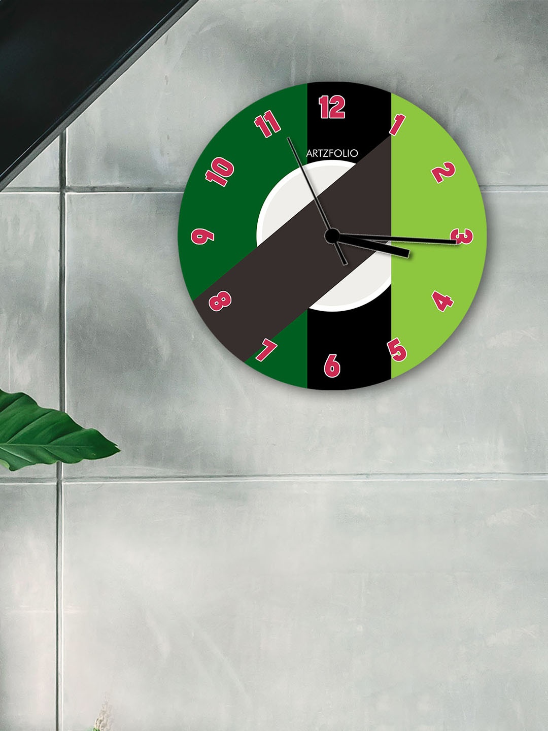 

ArtzFolio Multicoloured Printed Contemporary Wall Clock, Multi