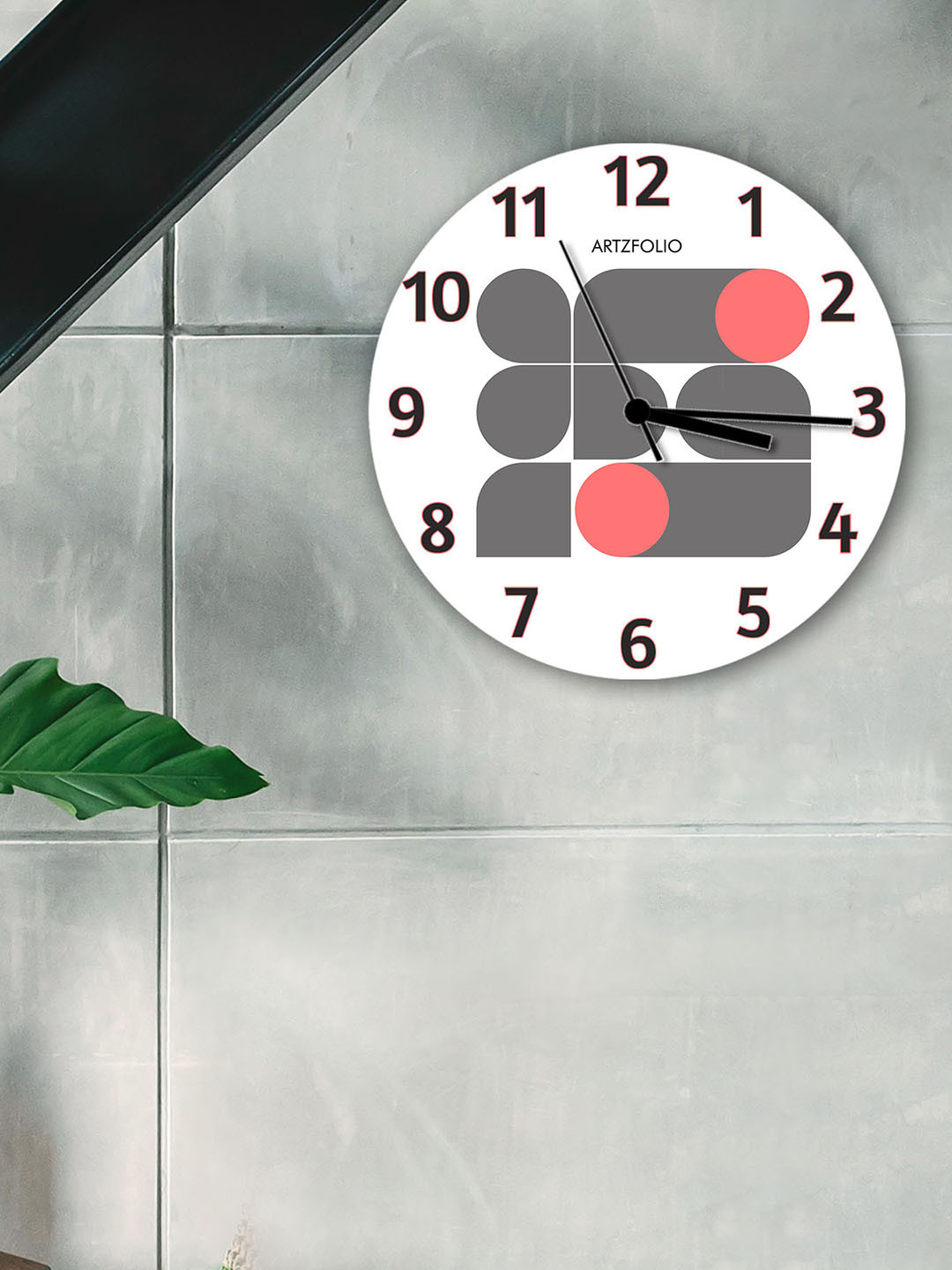 

ArtzFolio Multicoloured Printed Contemporary Wall Clock, Multi