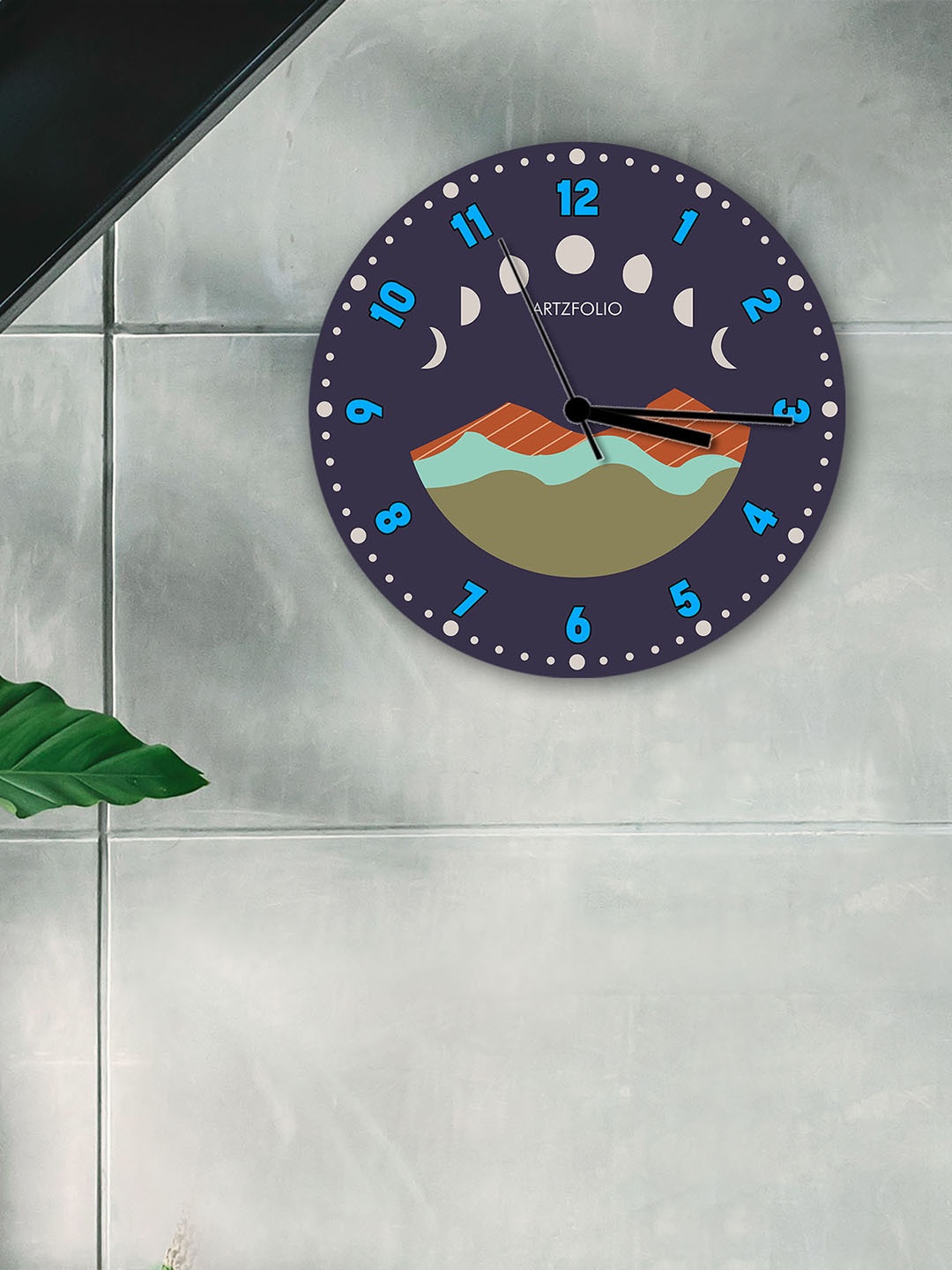 

ArtzFolio Multicoloured Printed Contemporary Wall Clock, Multi