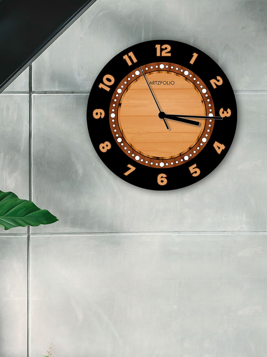 

ArtzFolio Multicoloured Printed Contemporary Wall Clock, Multi