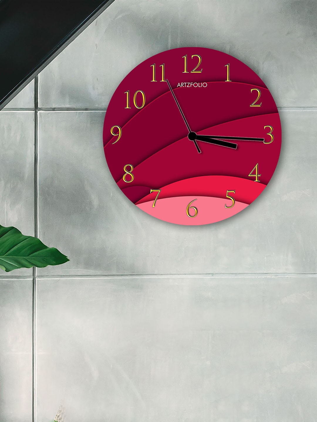 

ArtzFolio Multicoloured Printed Contemporary Wall Clock, Multi