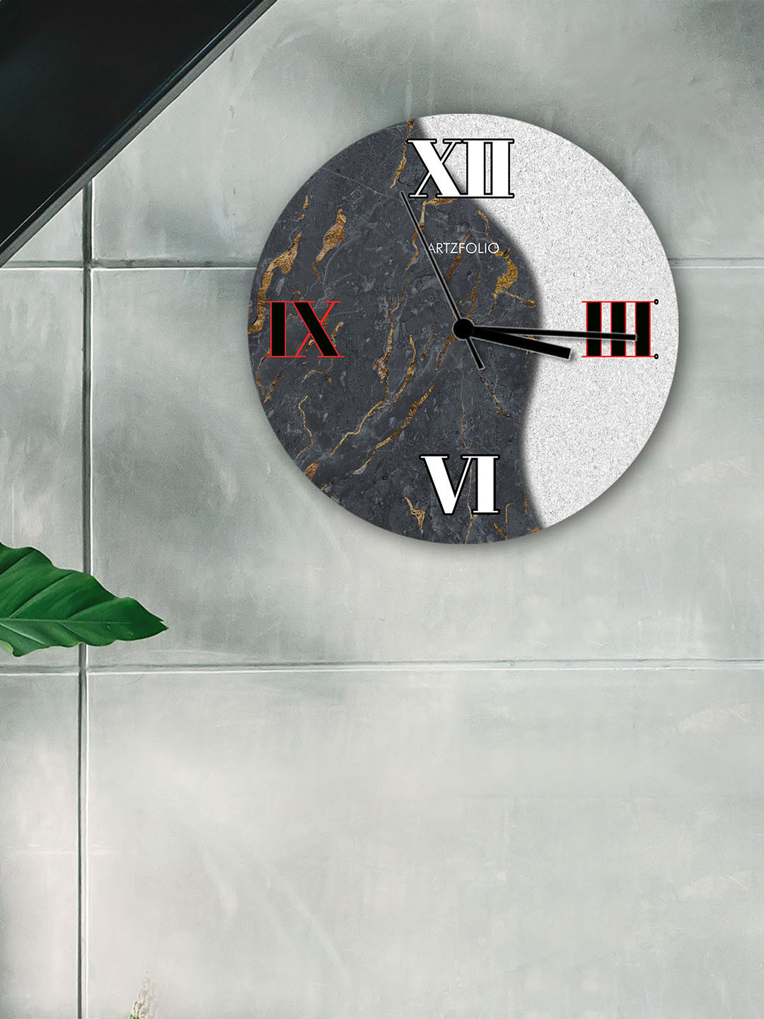 

ArtzFolio Multicoloured Printed Contemporary Wall Clock, Multi
