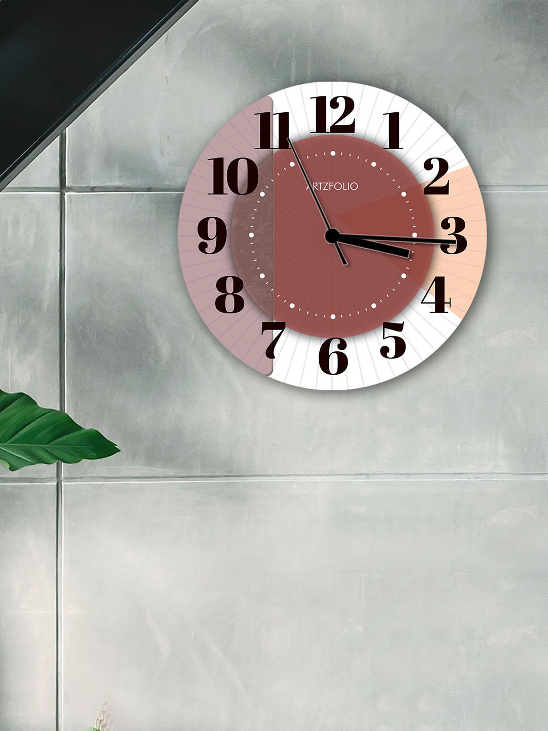 

ArtzFolio Multicoloured Printed Contemporary Wall Clock, Multi