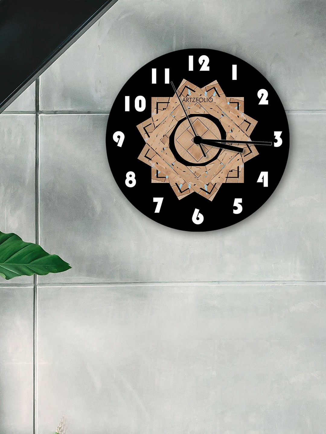 

ArtzFolio Multicoloured Printed Contemporary Wall Clock, Multi
