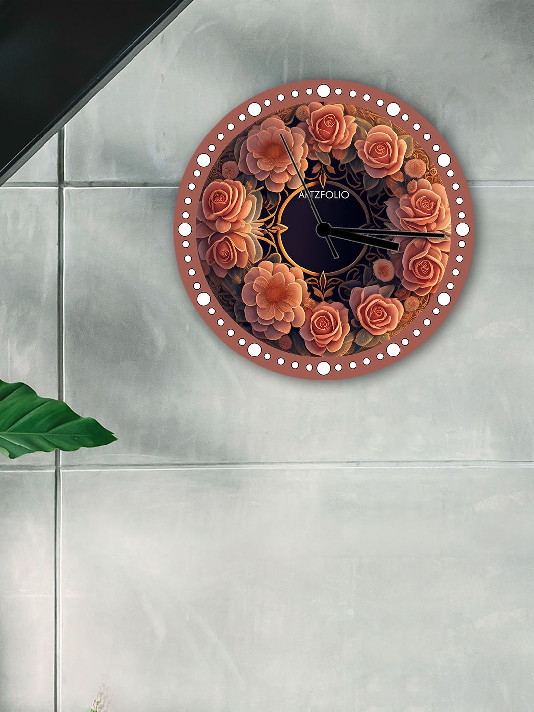 

ArtzFolio Multicoloured Printed Contemporary Wall Clock, Multi