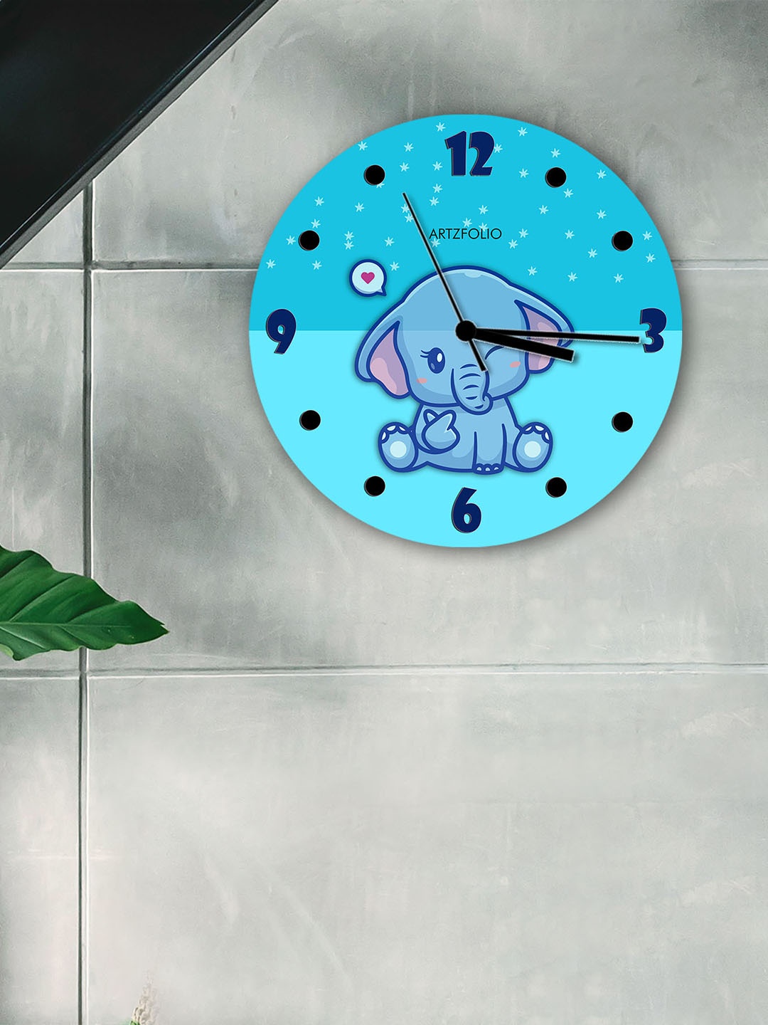 

ArtzFolio Multicoloured Printed Contemporary Wall Clock, Multi