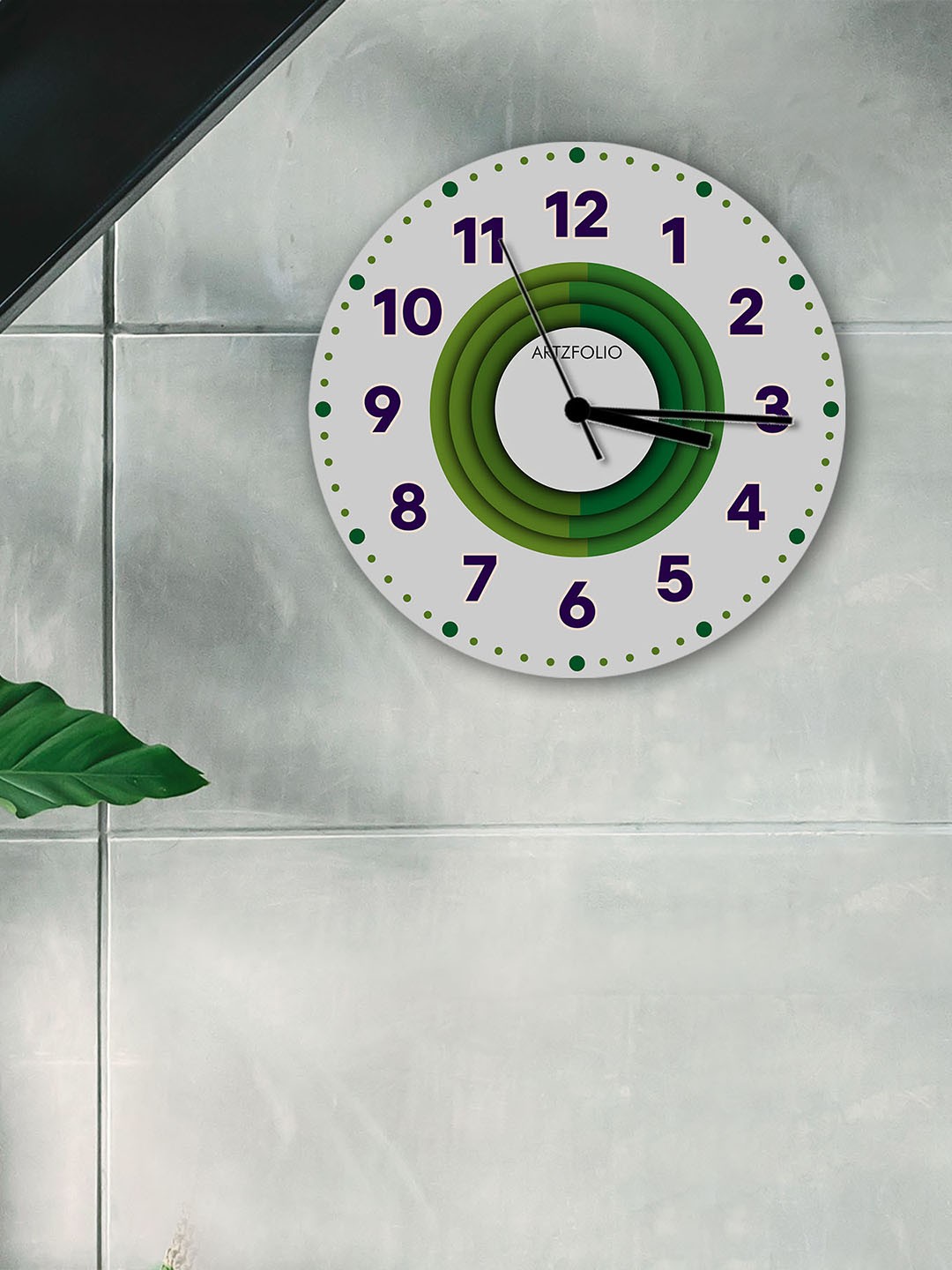 

ArtzFolio Multicoloured Printed Contemporary Wall Clock, Multi