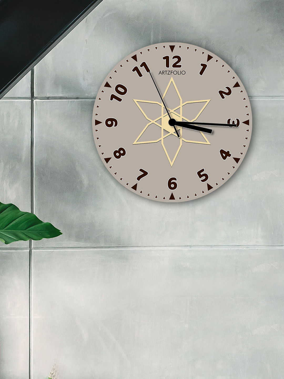 

ArtzFolio Multicoloured Printed Contemporary Wall Clock, Multi