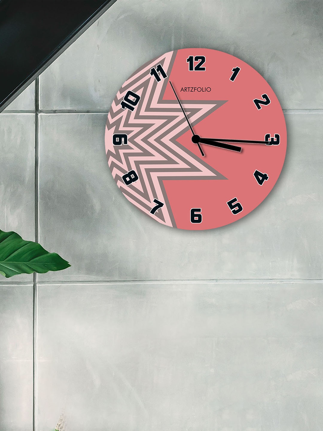 

ArtzFolio Multicoloured Printed Contemporary Wall Clock, Multi