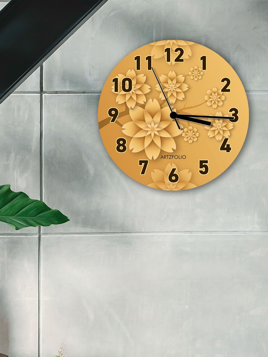 

ArtzFolio Multicoloured Printed Contemporary Wall Clock, Multi