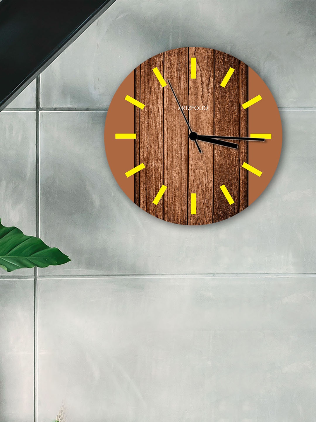 

ArtzFolio Multicoloured Printed Contemporary Wall Clock, Multi