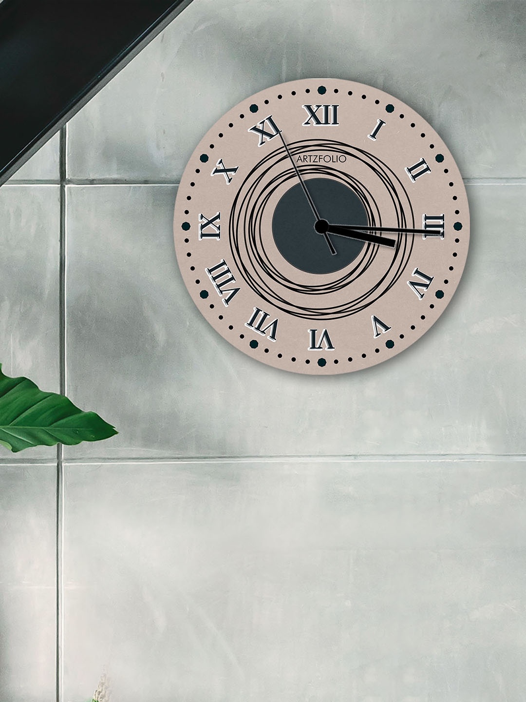 

ArtzFolio Multicoloured Printed Contemporary Wall Clock, Multi