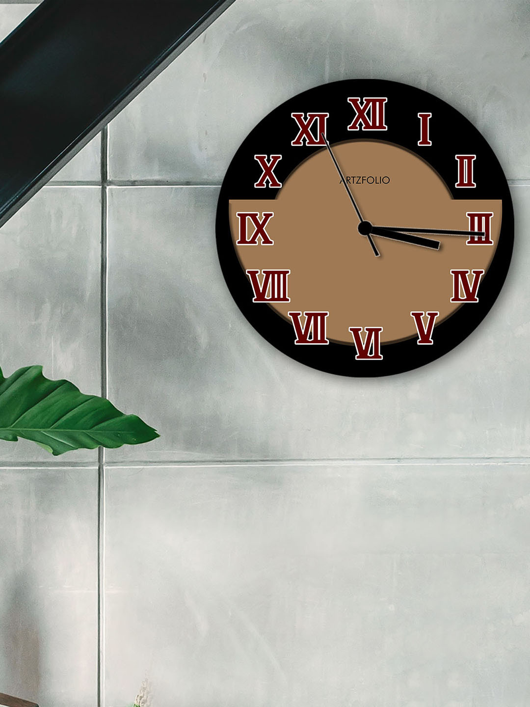 

ArtzFolio Multicoloured Printed Contemporary Wall Clock, Multi