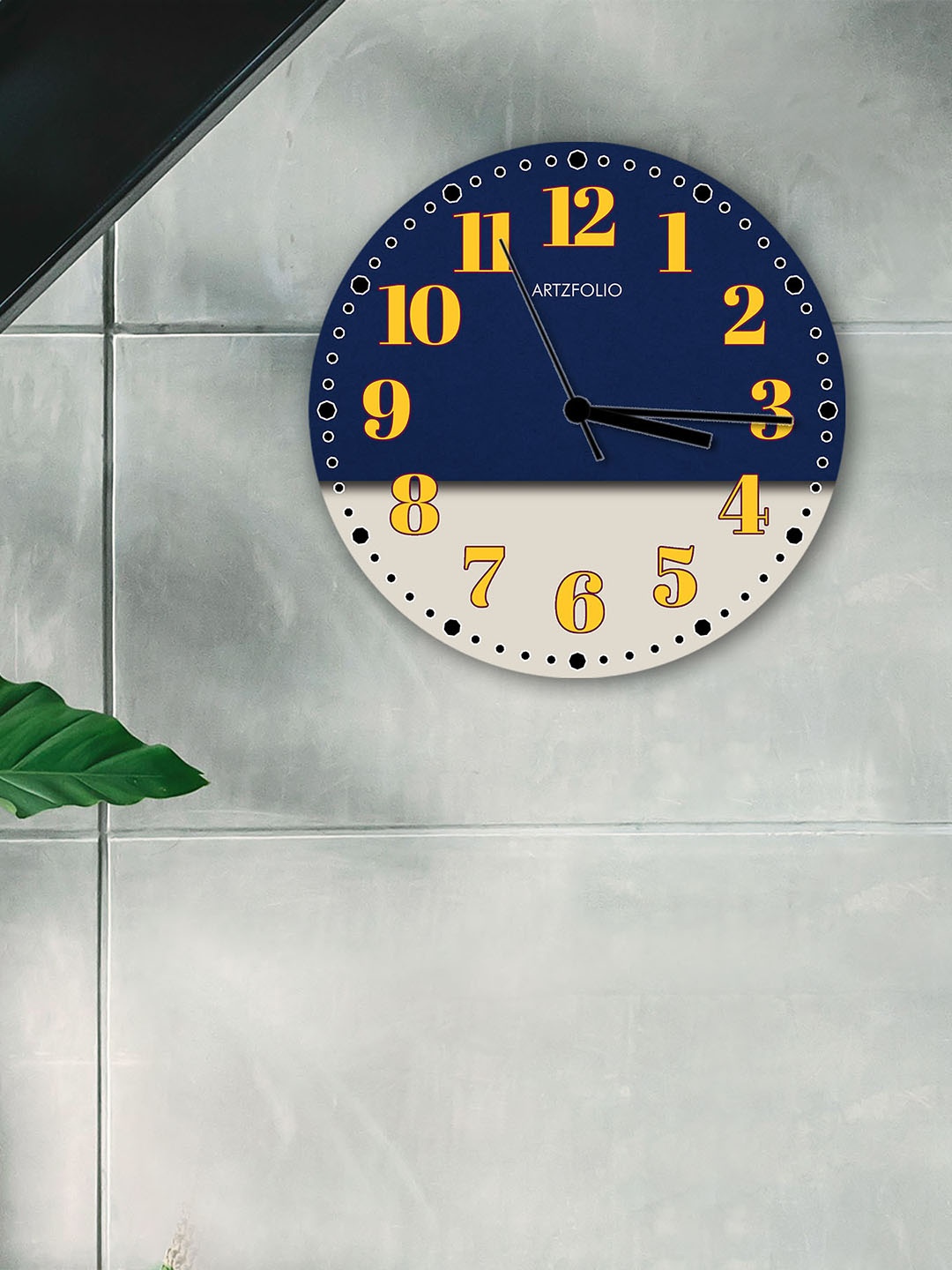 

ArtzFolio Multicoloured Printed Contemporary Wall Clock, Multi