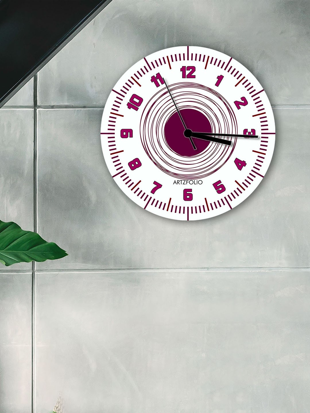 

ArtzFolio Multicoloured Printed Contemporary Wall Clock, Multi