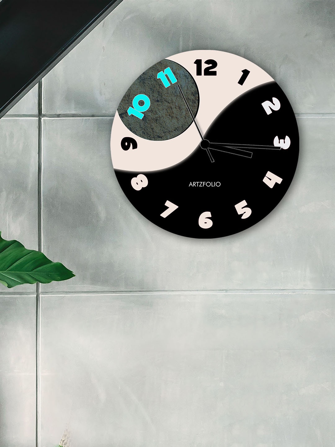 

ArtzFolio Multicoloured Printed Contemporary Wall Clock, Multi