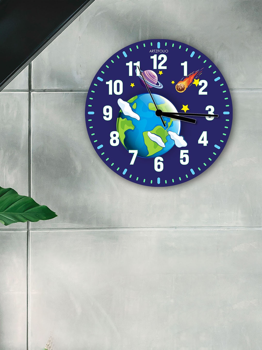 

ArtzFolio Multicoloured Printed Contemporary Wall Clock, Multi