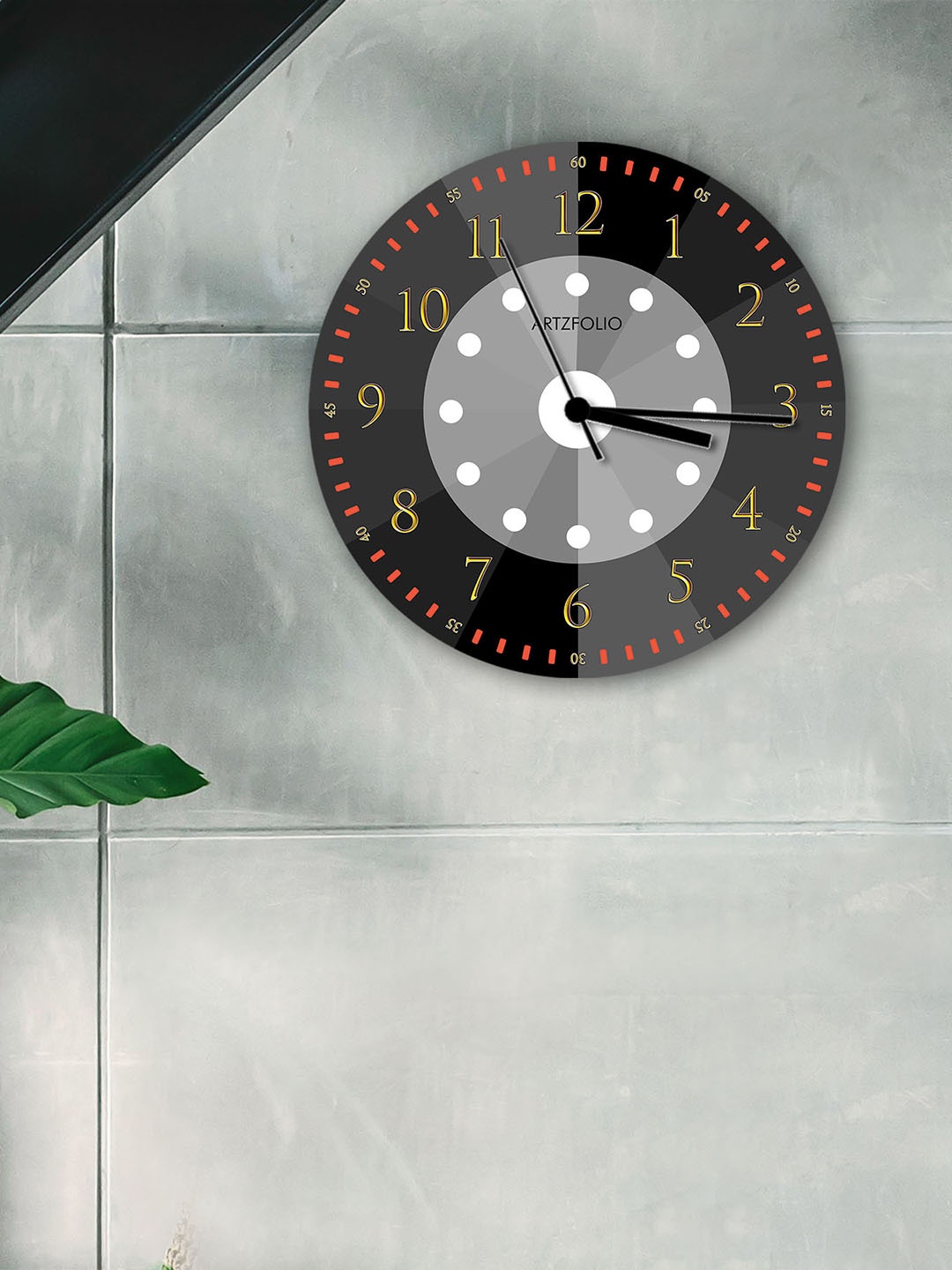 

ArtzFolio Multicoloured Printed Contemporary Wall Clock, Multi