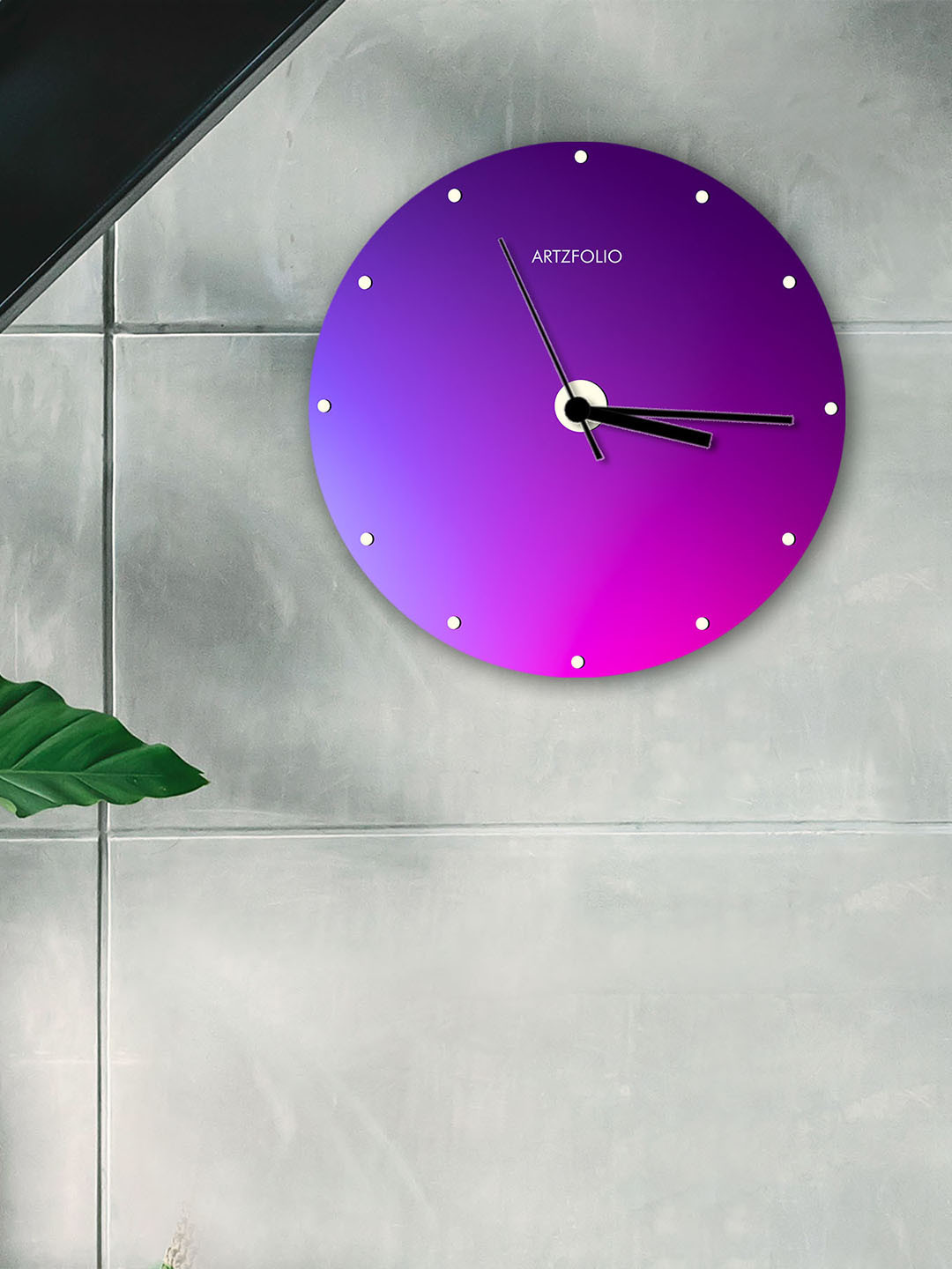 

ArtzFolio Multicoloured Printed Contemporary Wall Clock, Multi
