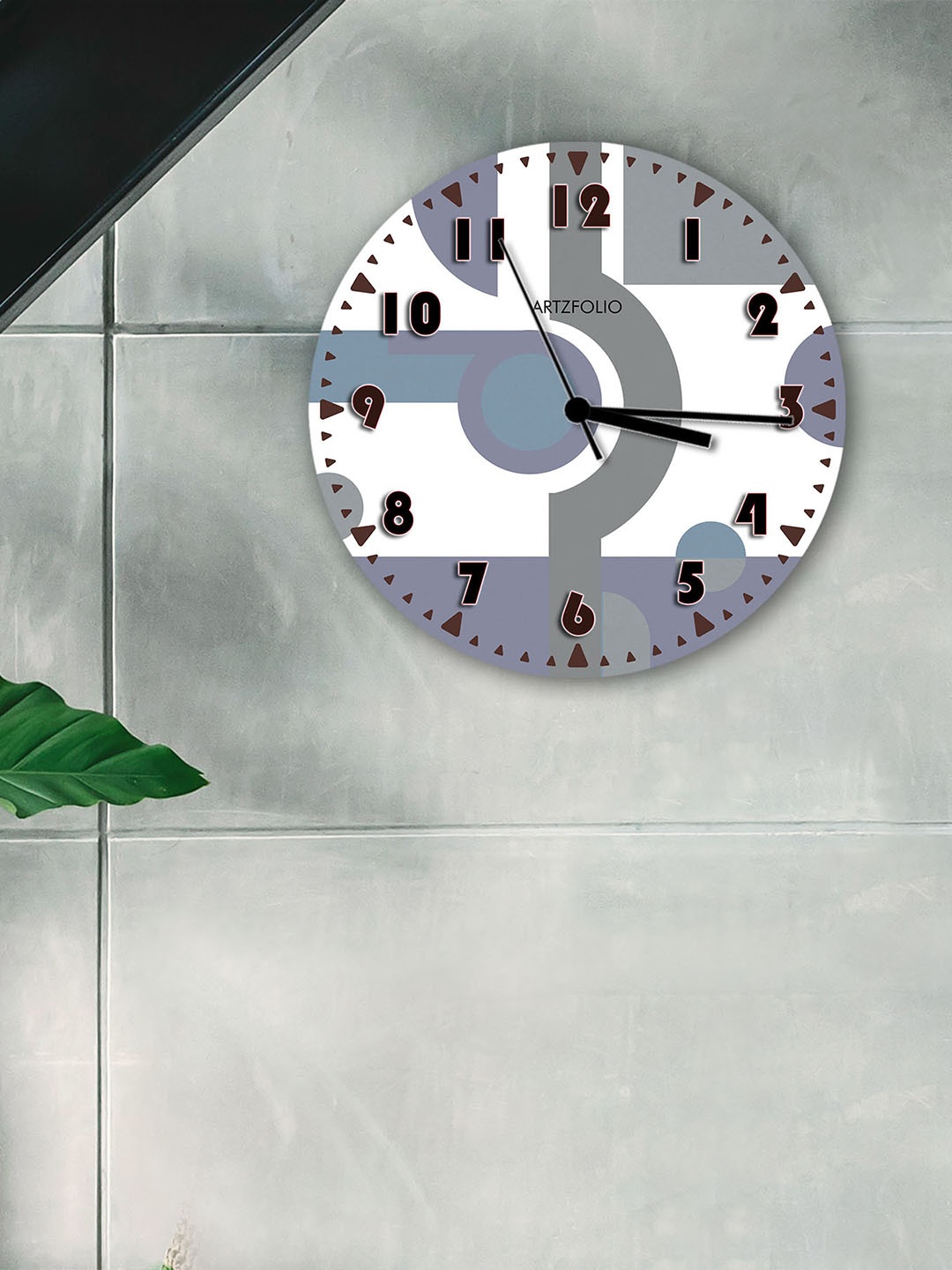 

ArtzFolio Multicoloured Printed Contemporary Wall Clock, Multi