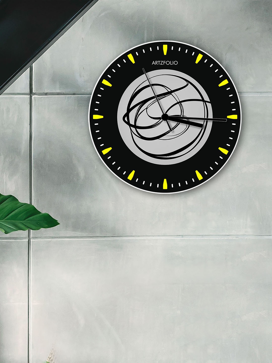 

ArtzFolio Multicoloured Printed Contemporary Wall Clock, Multi