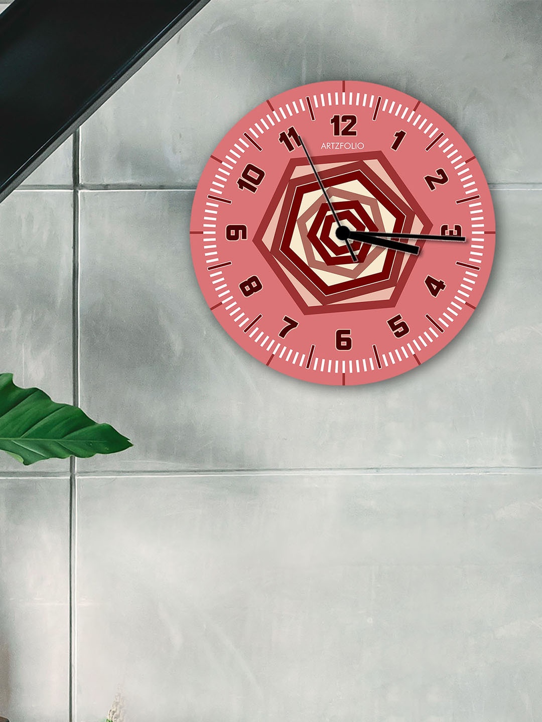 

ArtzFolio Multicoloured Printed Contemporary Wall Clock, Multi