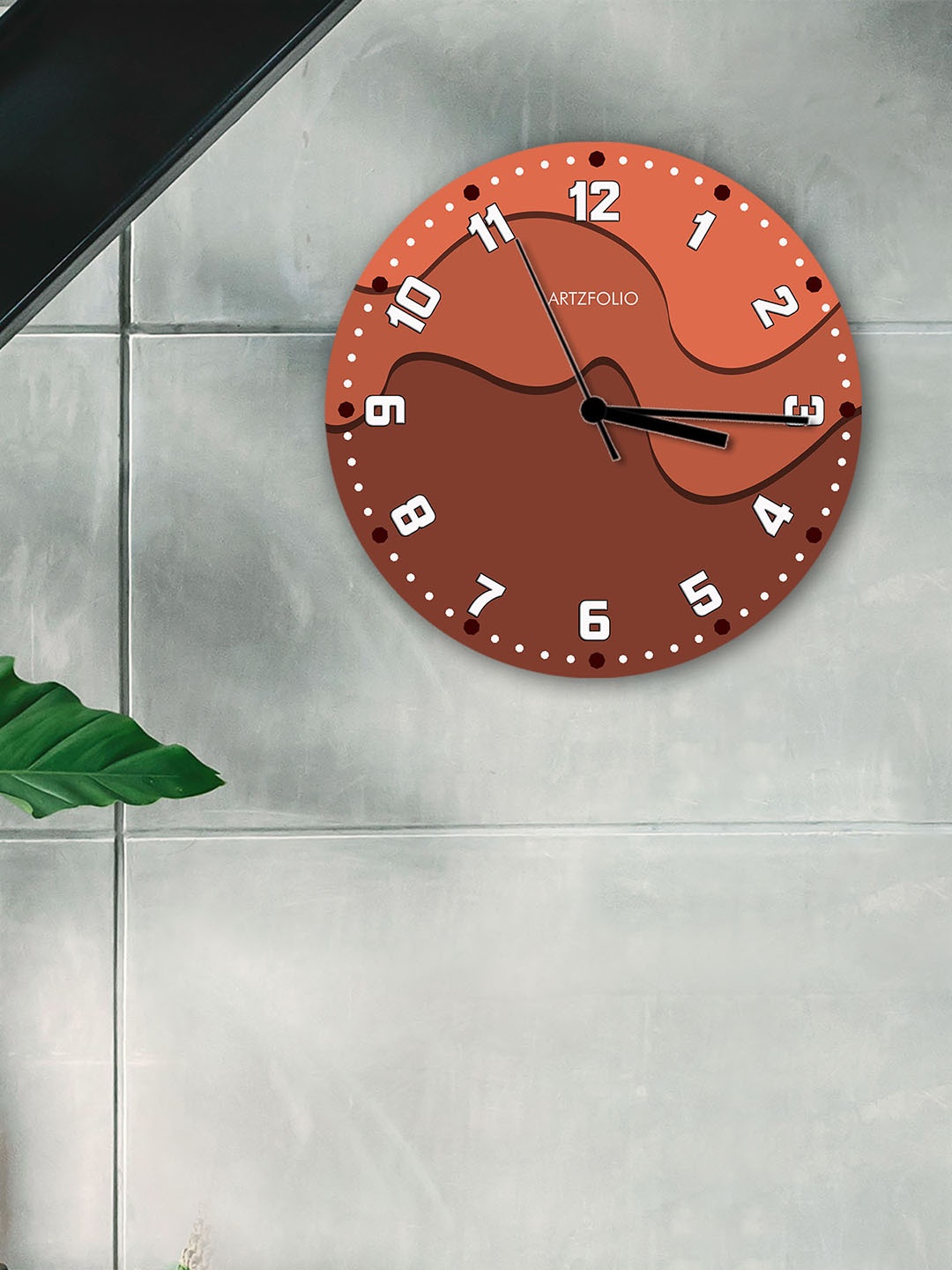 

ArtzFolio Multicoloured Printed Contemporary Wall Clock, Multi