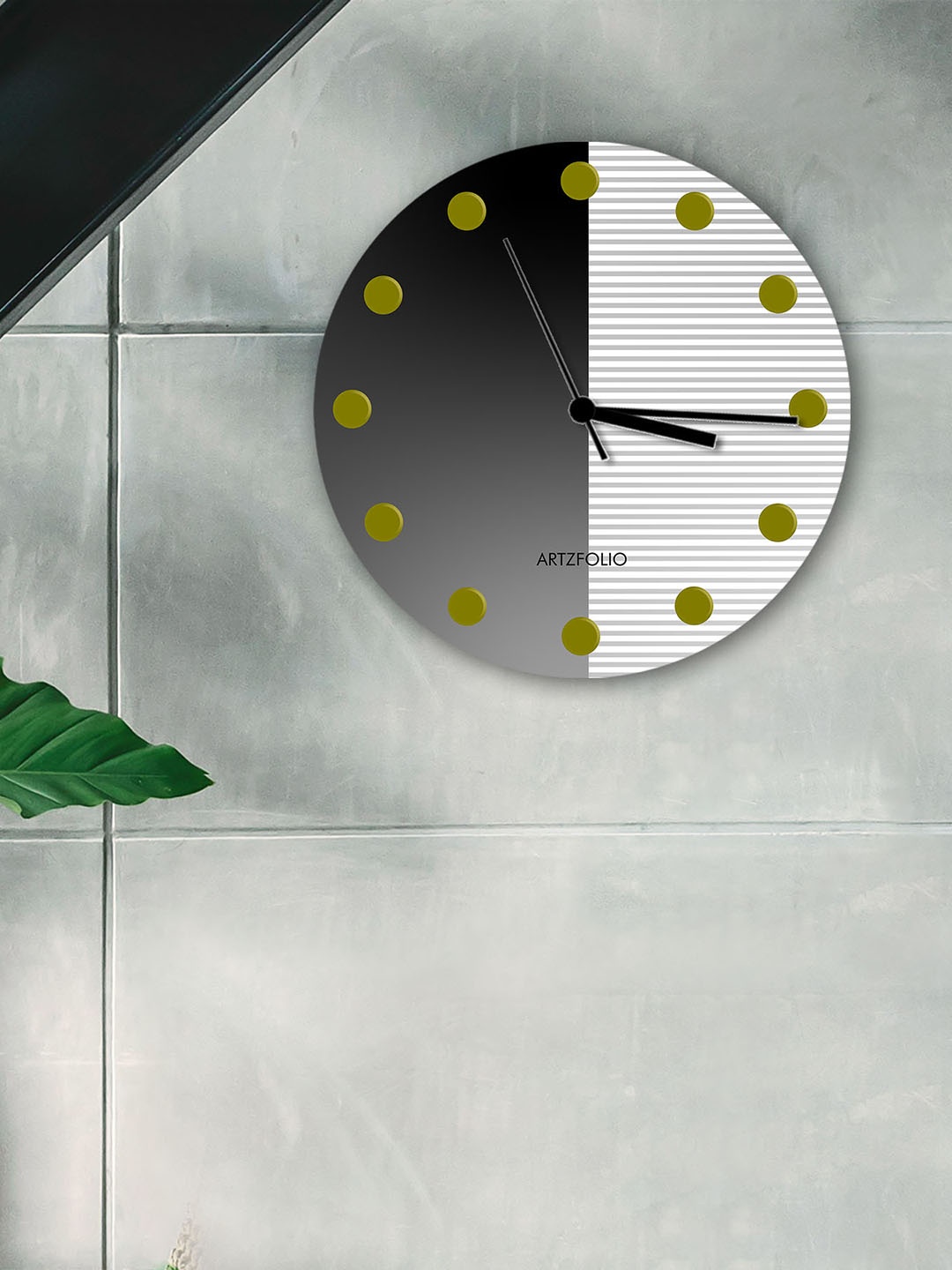 

ArtzFolio Multicoloured Printed Contemporary Wall Clock, Multi