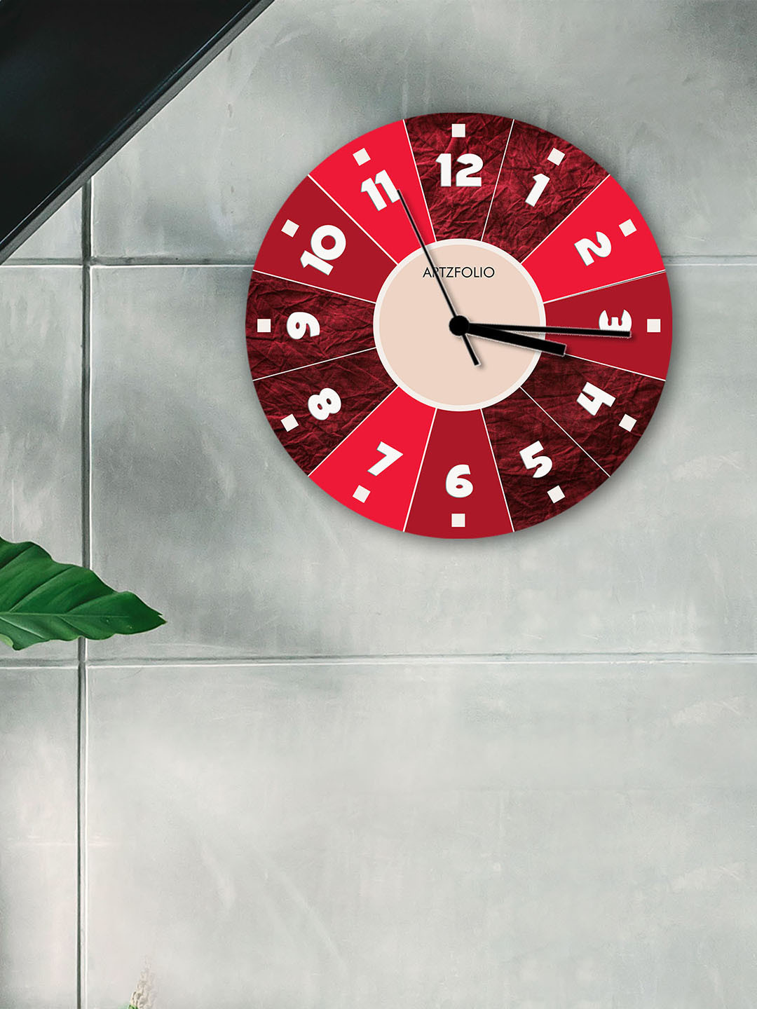 

ArtzFolio Multicoloured Printed Contemporary Wall Clock, Multi