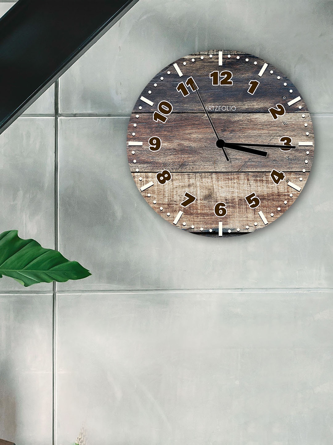 

ArtzFolio Multicoloured Printed Contemporary Wall Clock, Multi