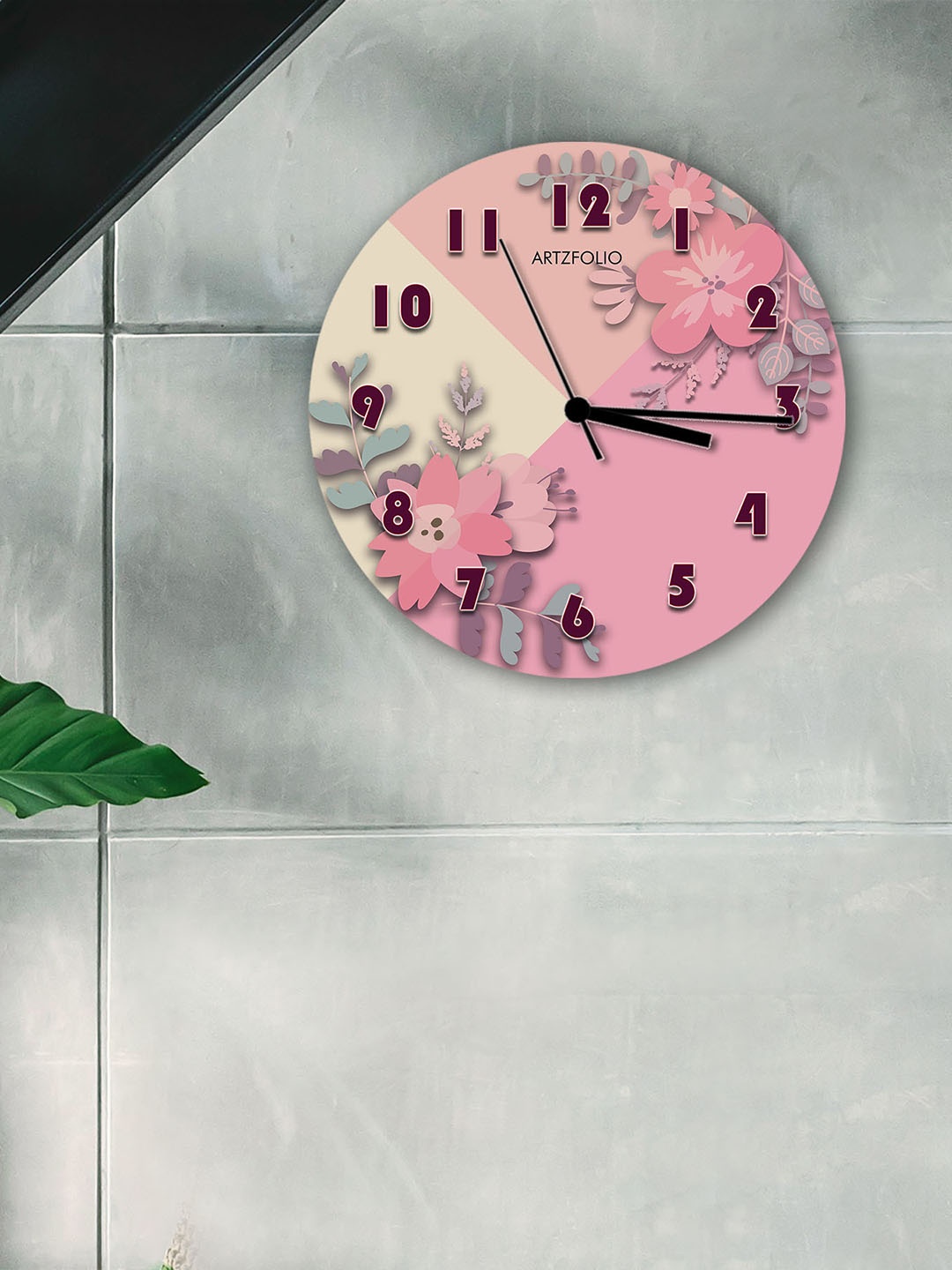 

ArtzFolio Multicoloured Printed Contemporary Wall Clock, Multi