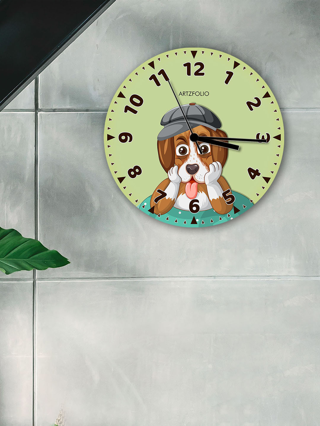 

ArtzFolio Multicoloured Printed Contemporary Wall Clock, Multi